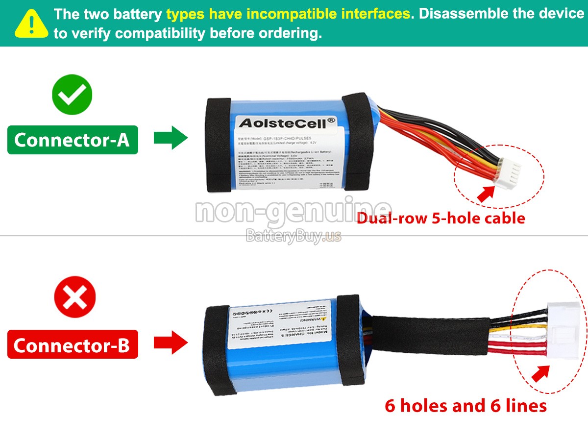 battery for JBL GSP-1S3P-CH40