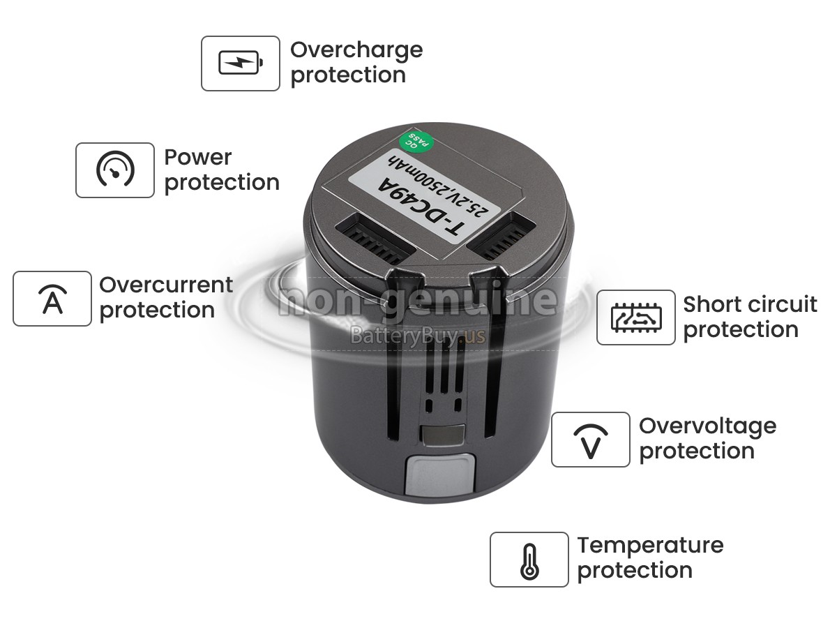 battery for JIMMY B0NJ1760002R