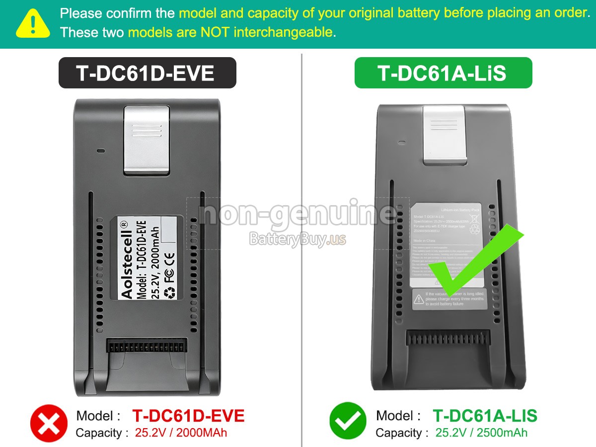 battery for JIMMY H8 FLEX
