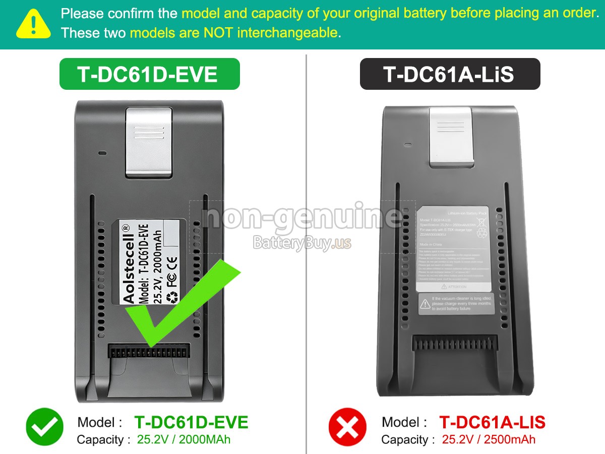 battery for JIMMY H8 FLEX