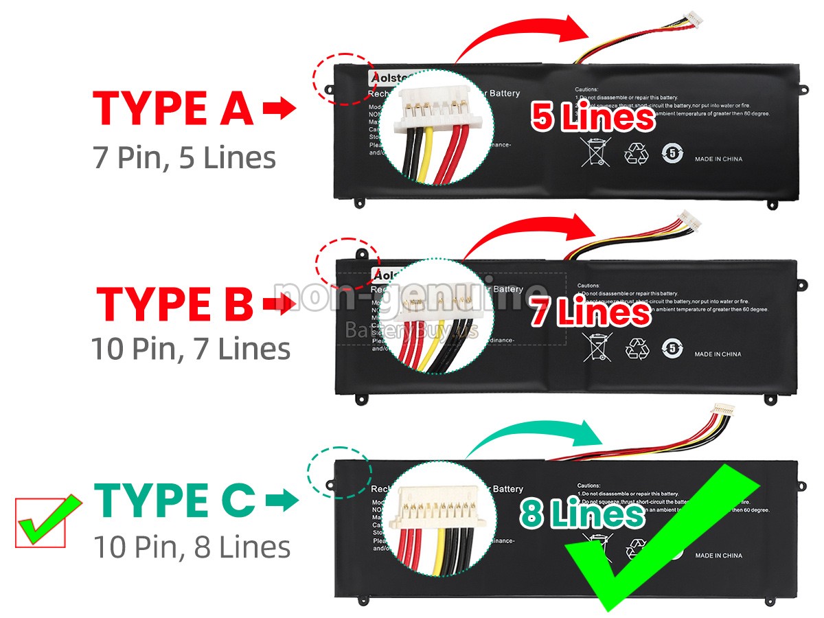 battery for Jumper 5080270P