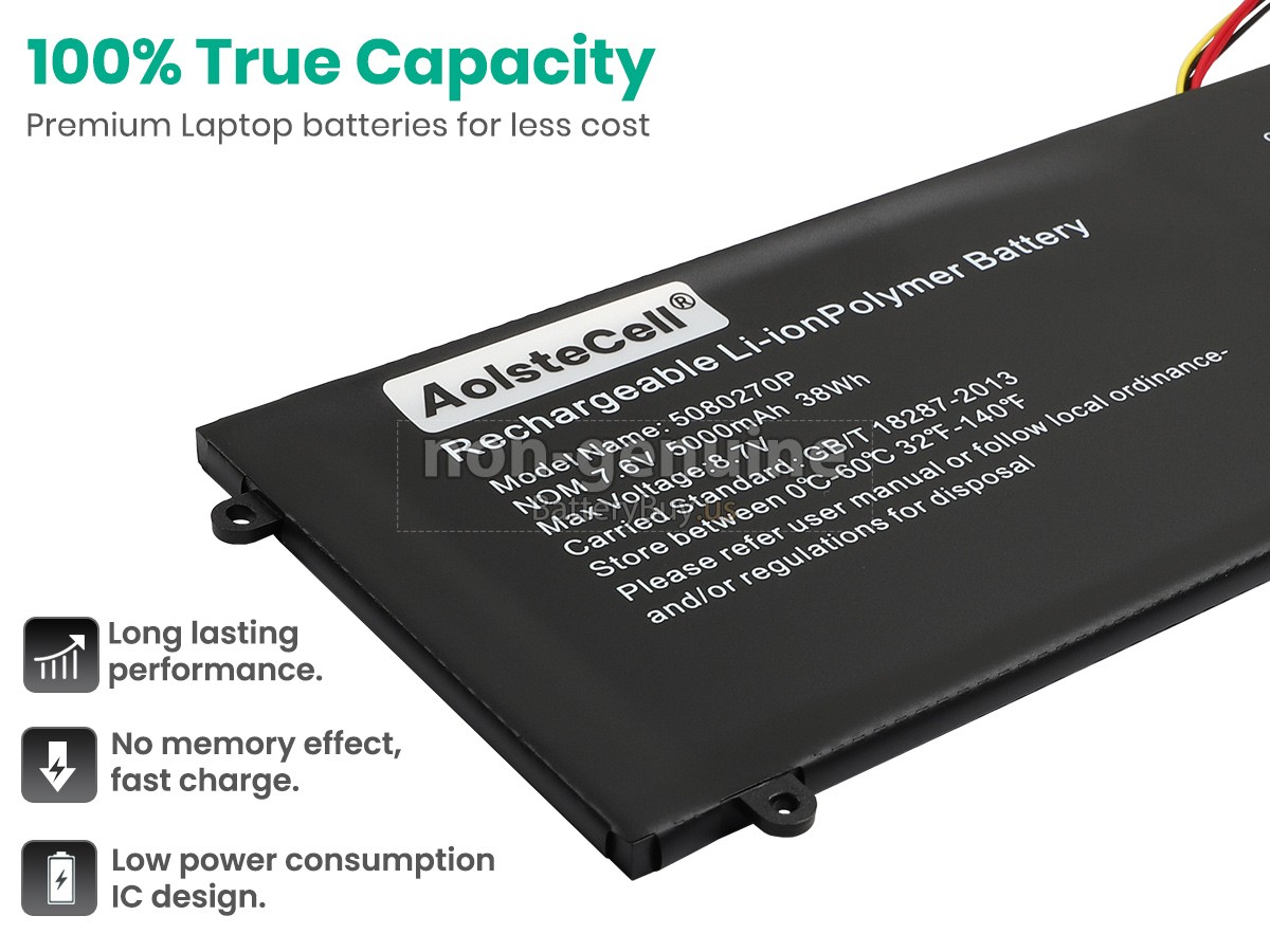 battery for Jumper 5080270P