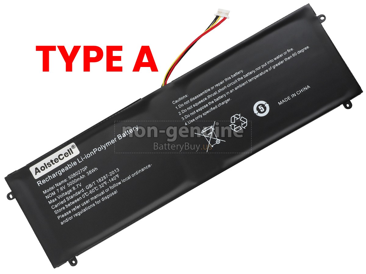 battery for Jumper 5080270P