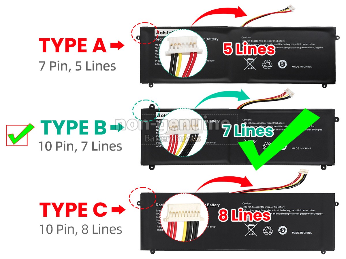 battery for Jumper 5080270P