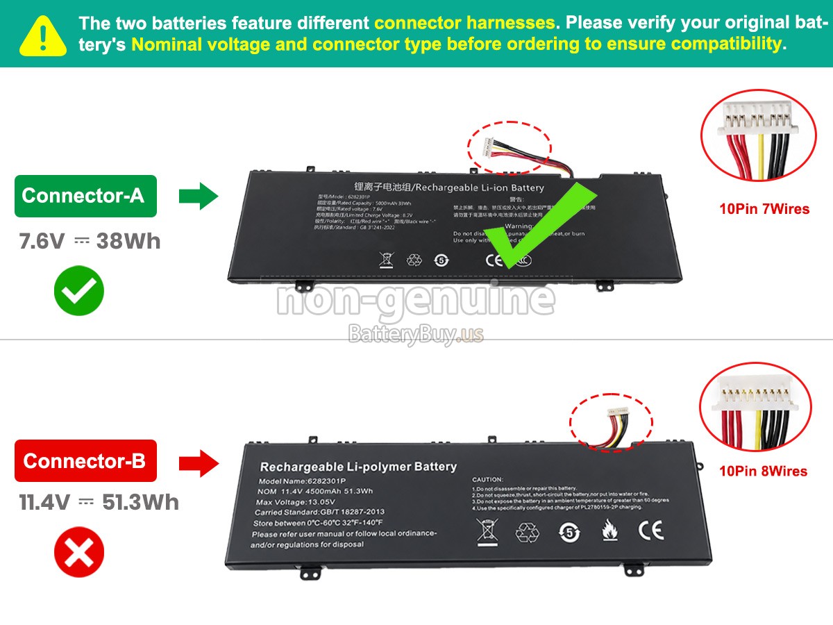 battery for Jumper 6282301P