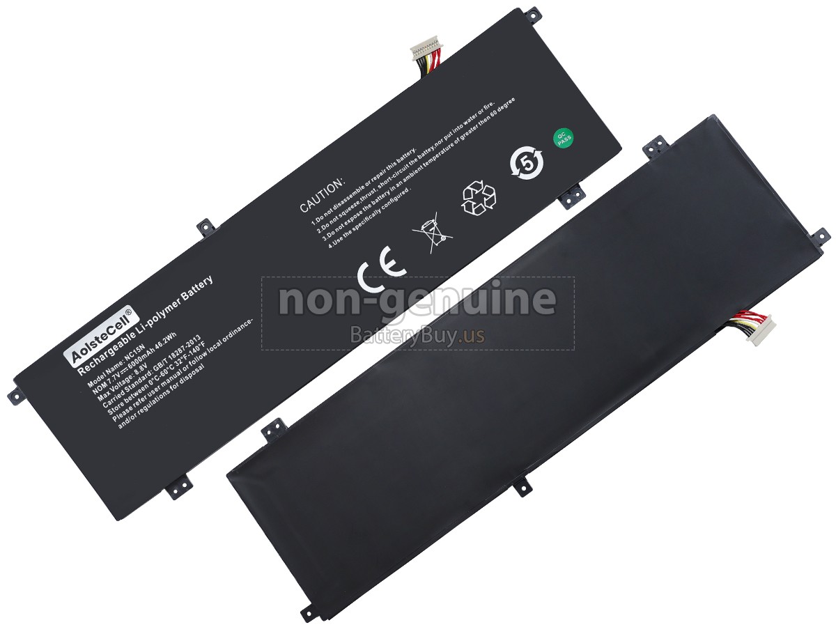 battery for KuXi NC15U8