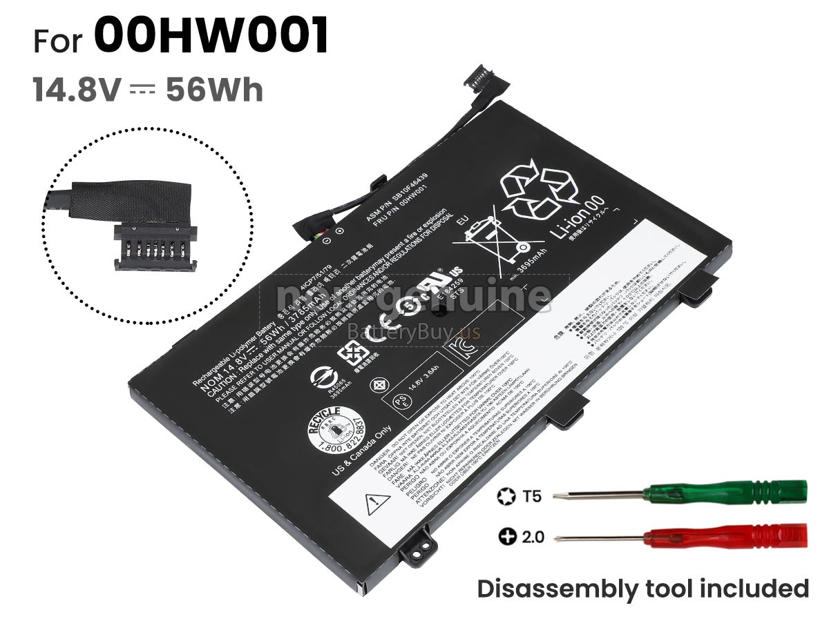 battery for Lenovo ThinkPad YOGA 14-20DM008G++