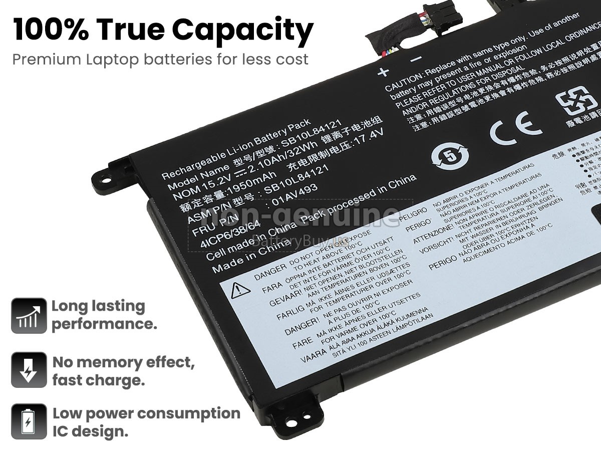 battery for Lenovo ThinkPad T570