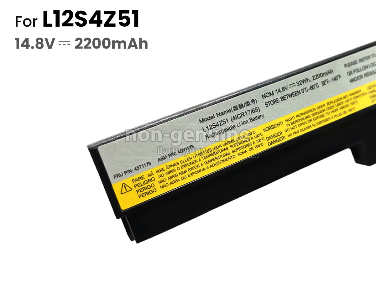 battery for Lenovo 45N1179