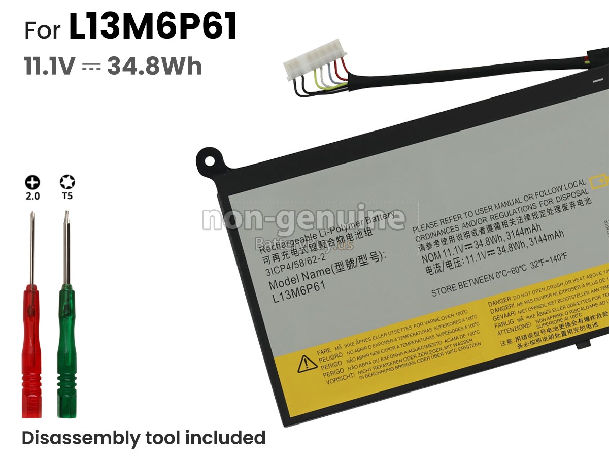 battery for Lenovo L13L6P61