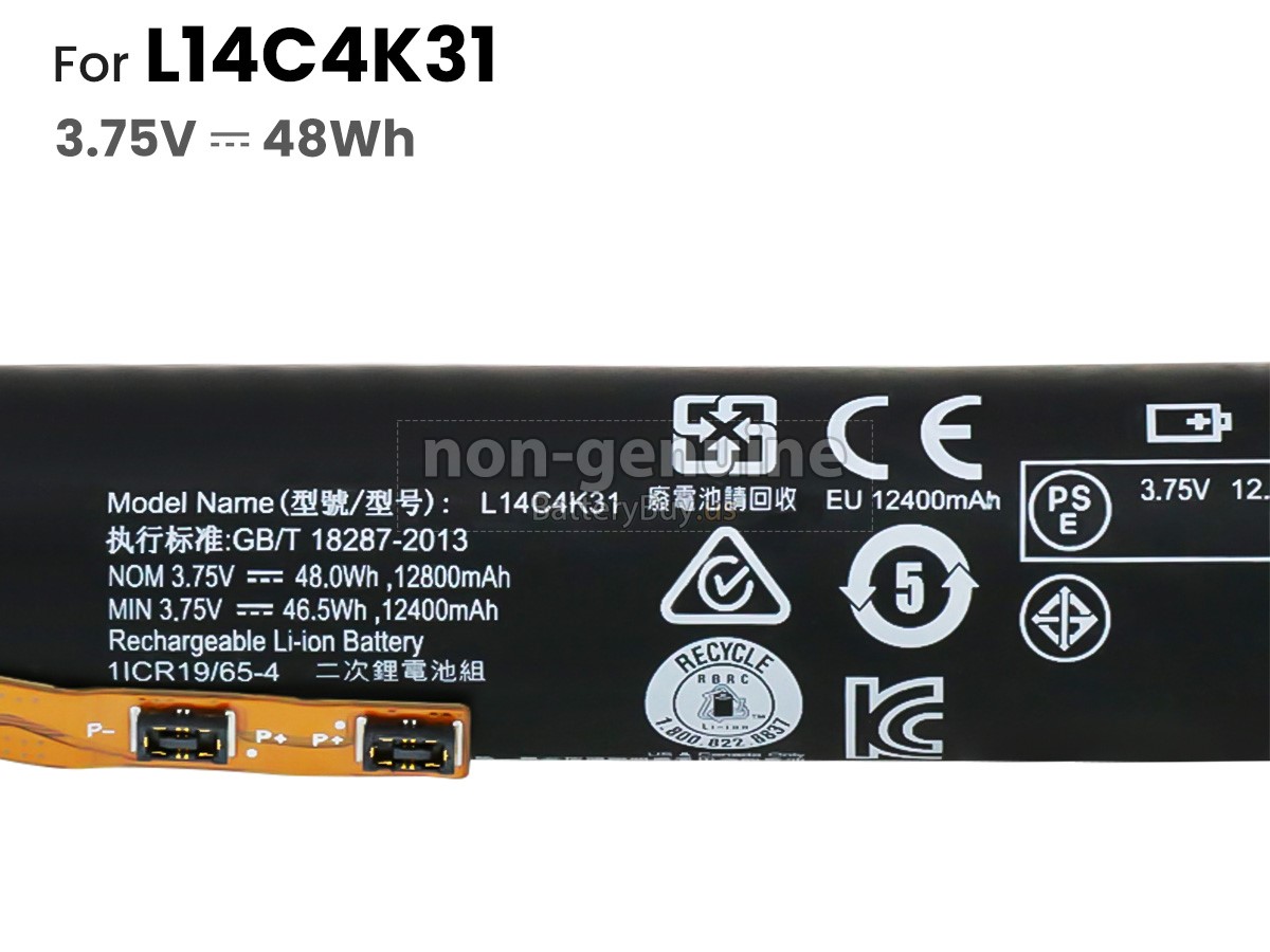 battery for Lenovo YOGA Tablet 2-1371F