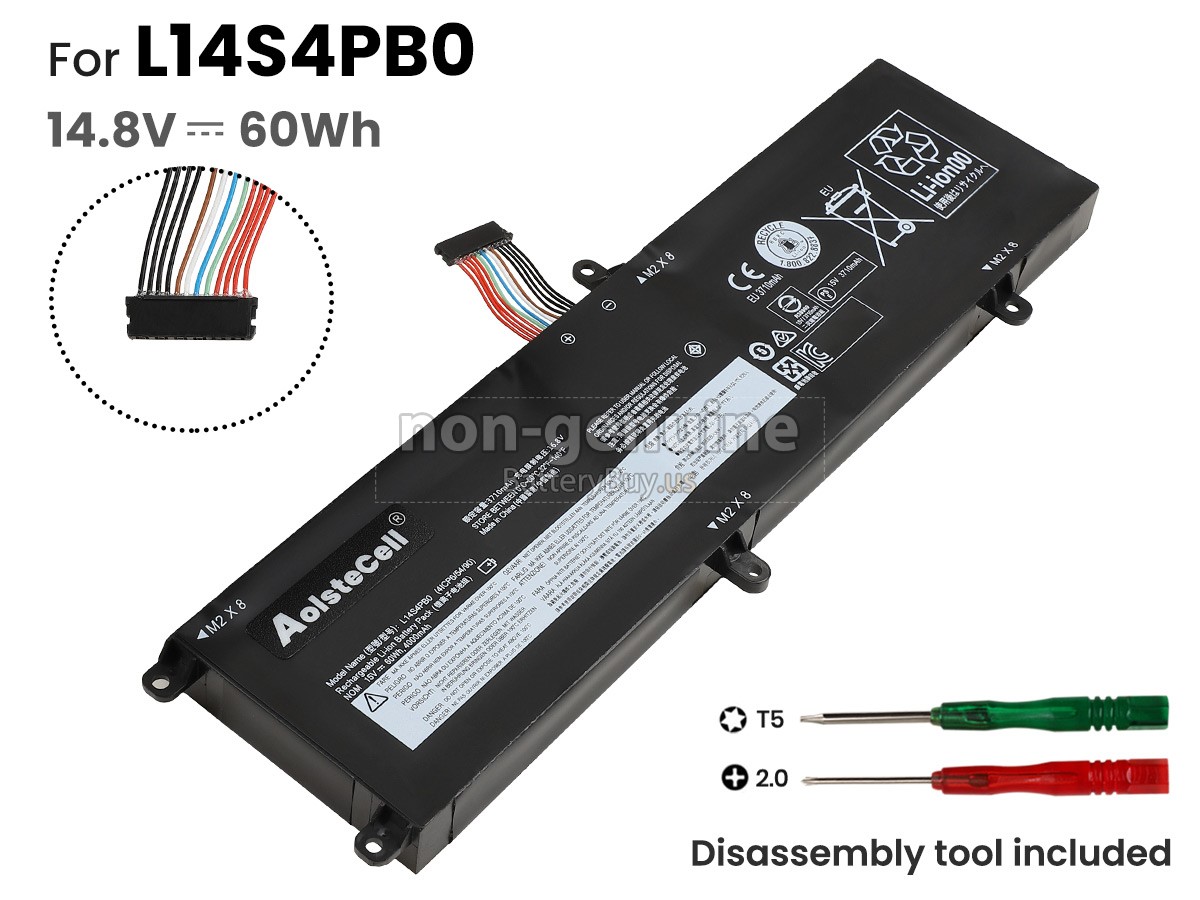battery for Lenovo L14M4PB0(4ICP6/54/90)