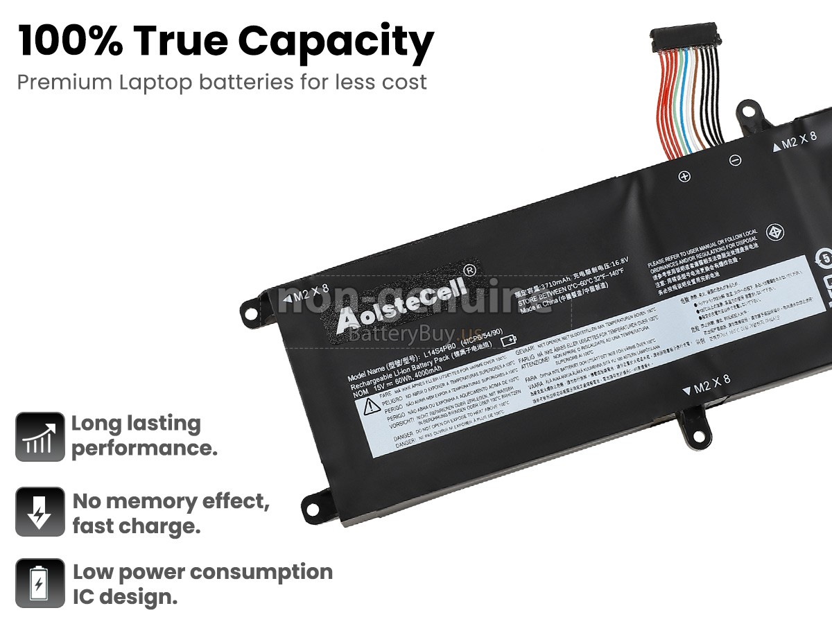 battery for Lenovo L14M4PB0(4ICP6/54/90)
