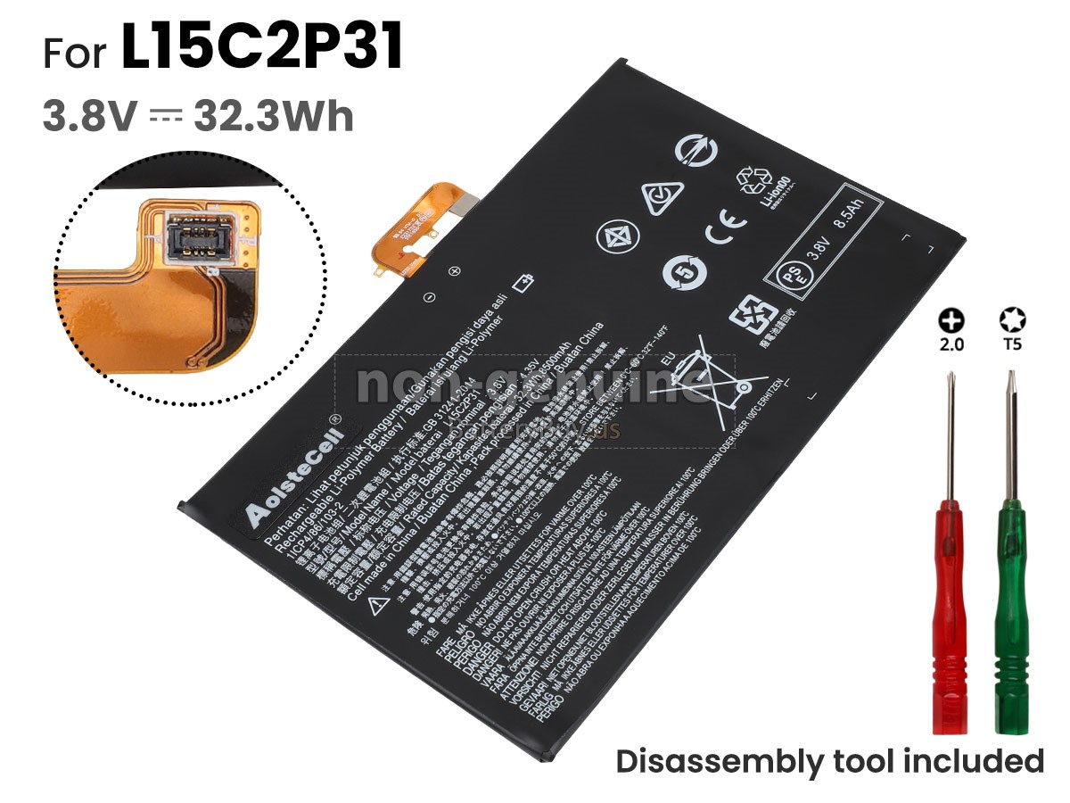 battery for Lenovo YOGA BOOK YB1-X91X