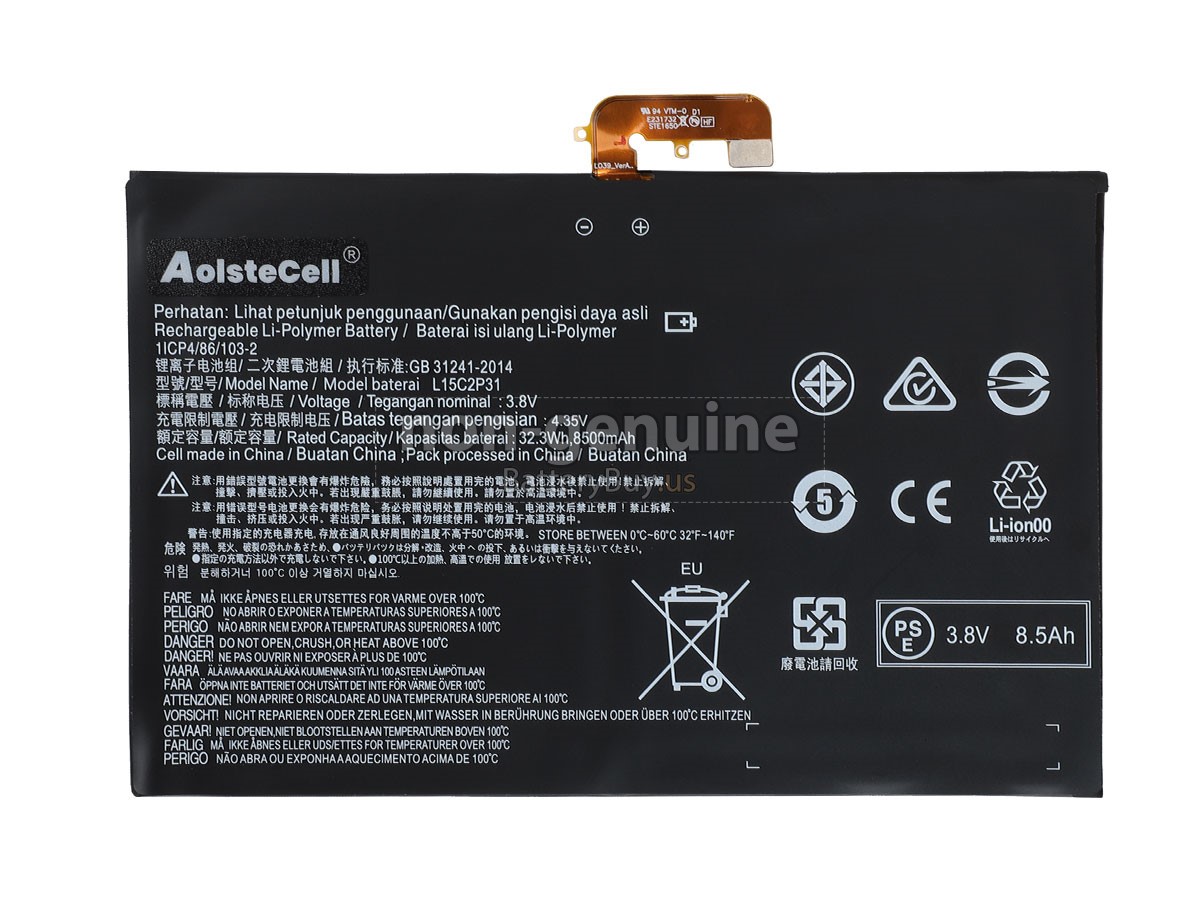 battery for Lenovo YOGA BOOK YB1-X91X