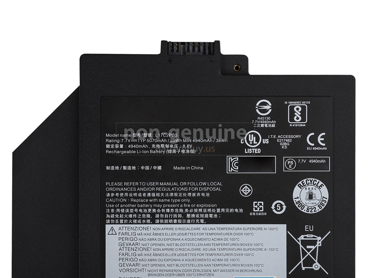 battery for Lenovo L17L2PB6
