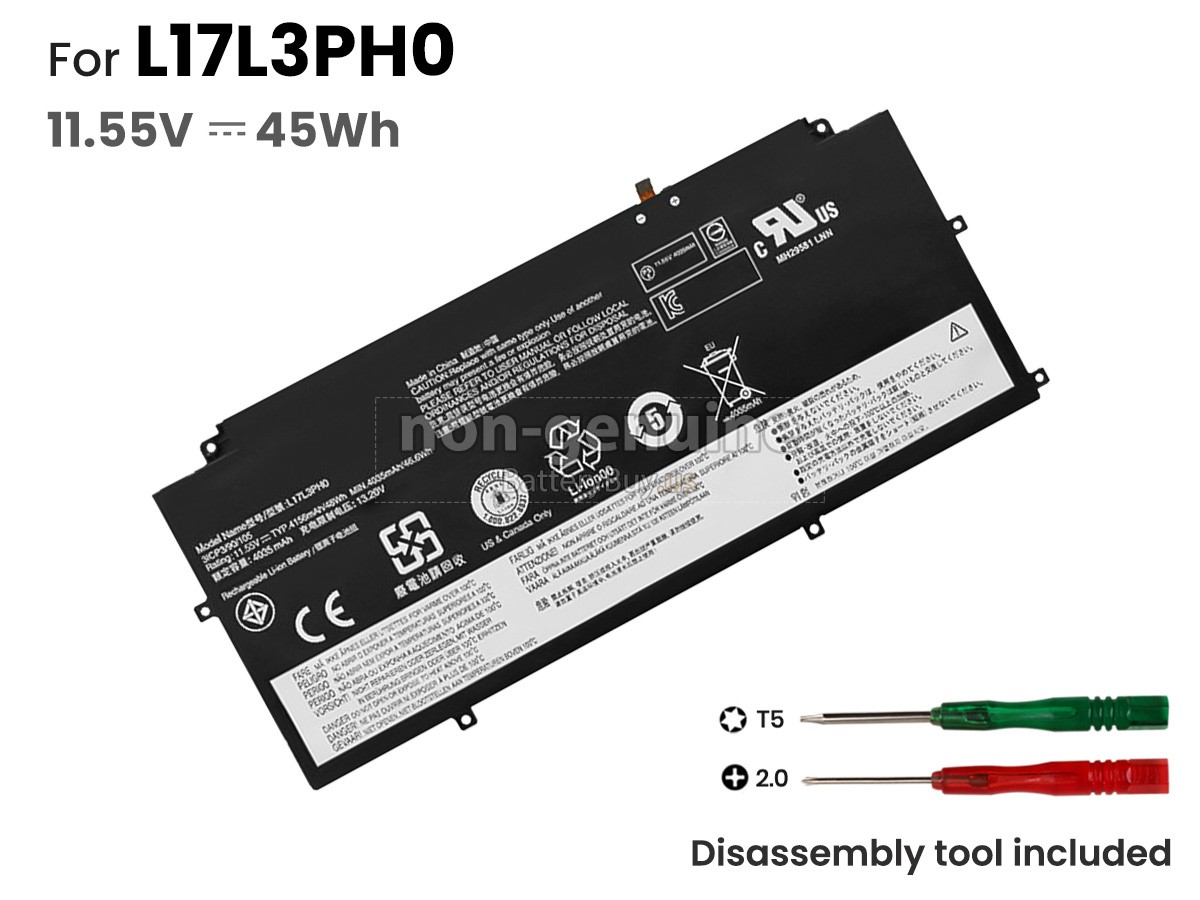 battery for Lenovo L17L3PH0(3ICP3/90/105)