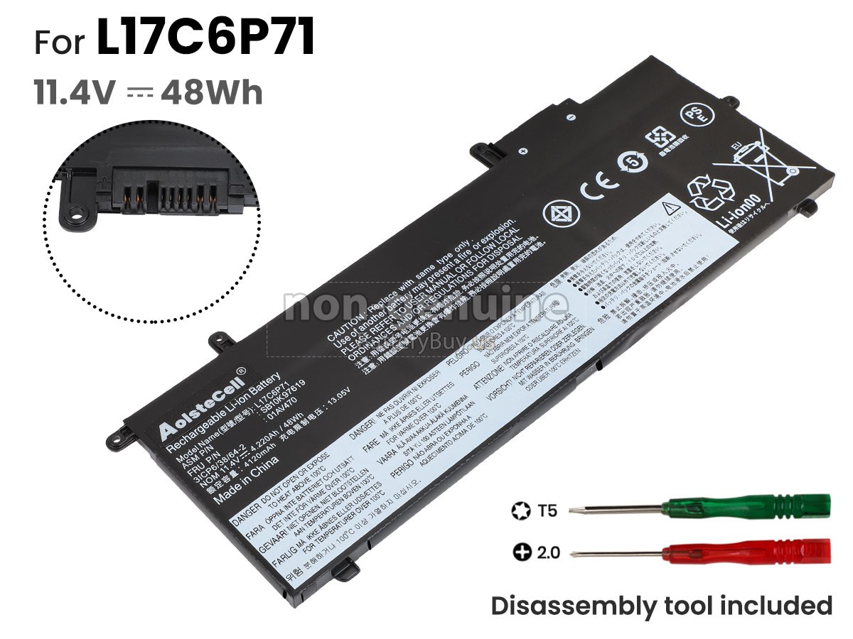 Lenovo ThinkPad X280 replacement battery from United States | BatteryBuy.us