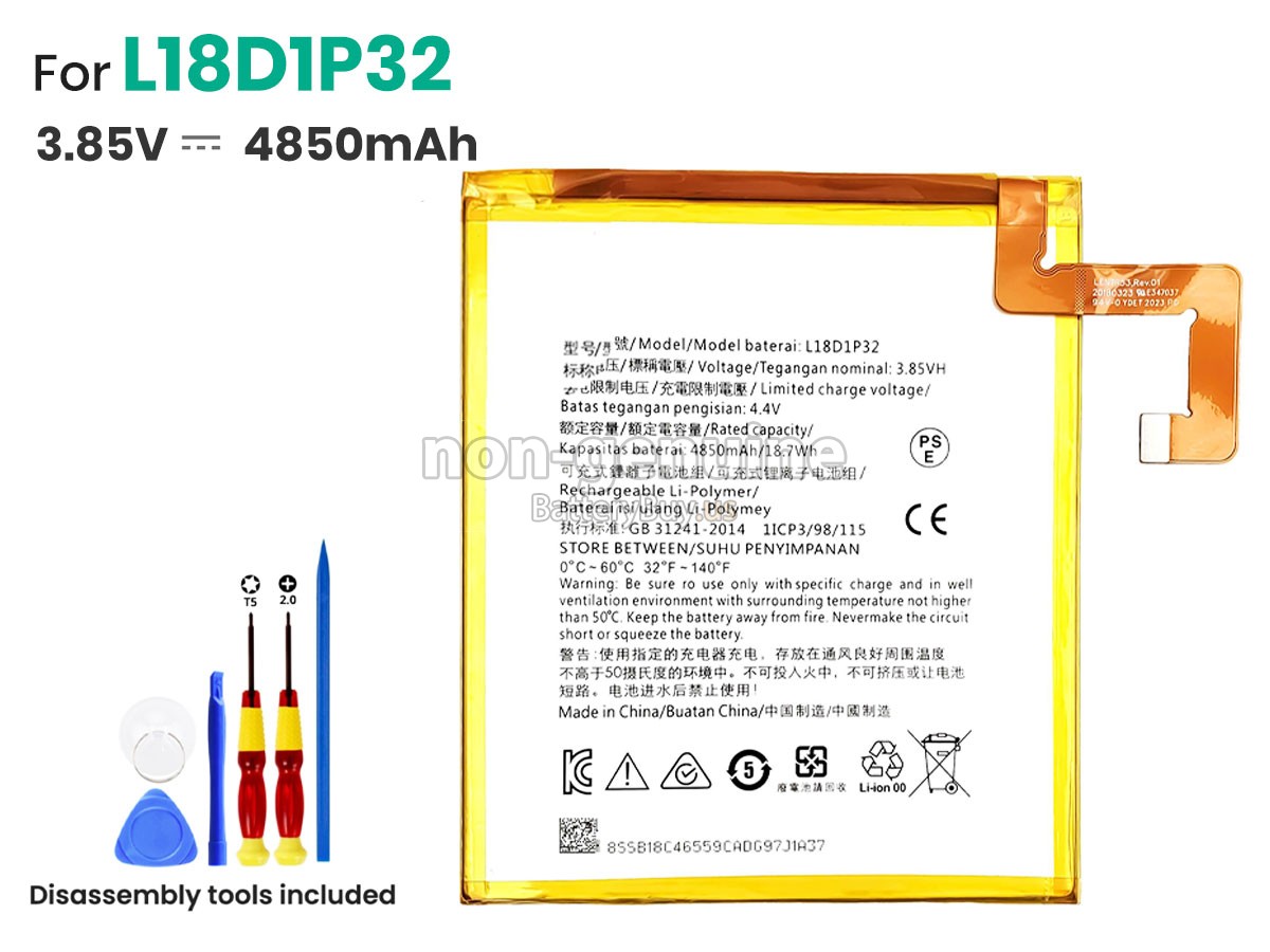 battery for Lenovo L18D1P32