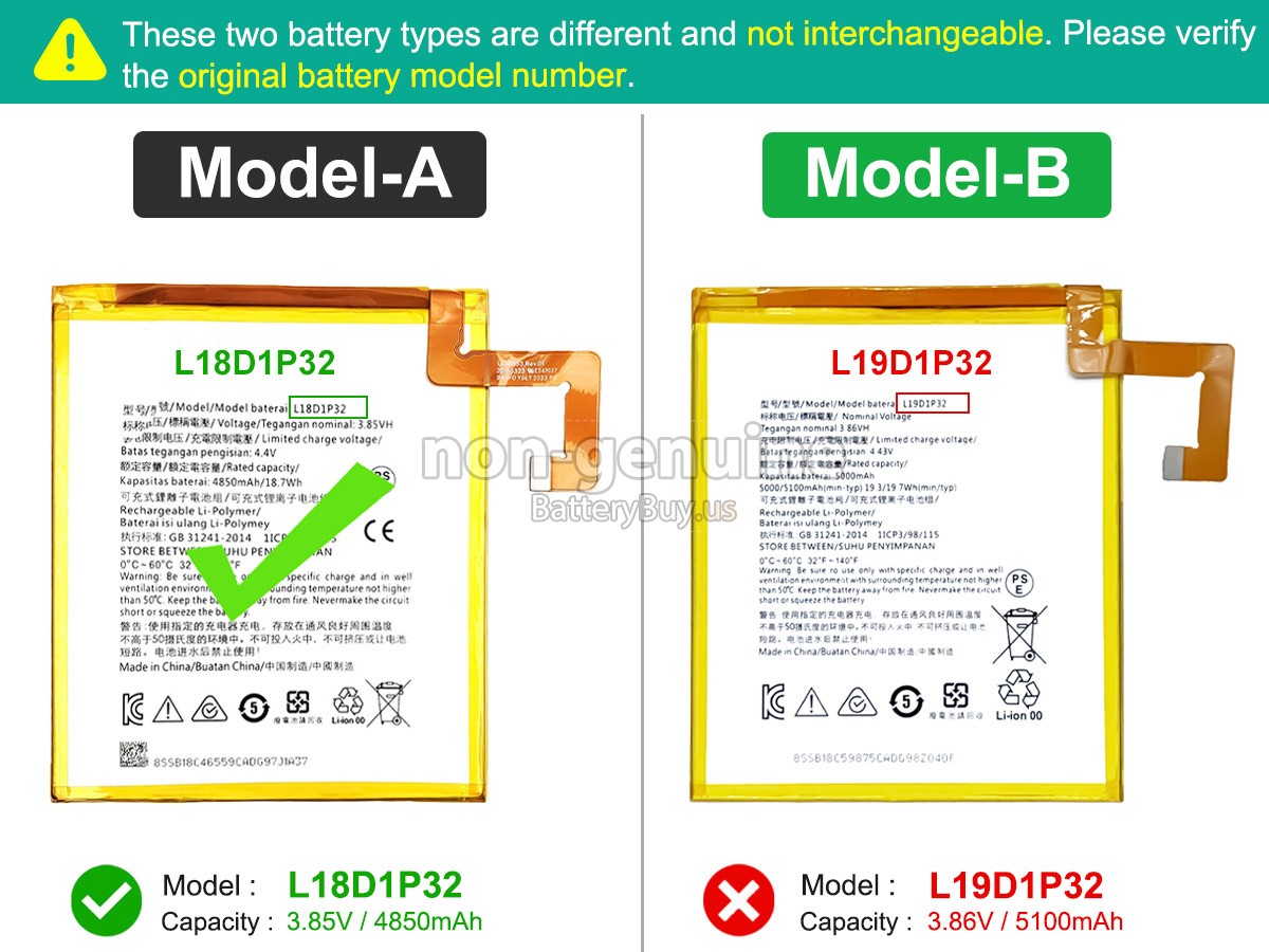 battery for Lenovo TB328FU