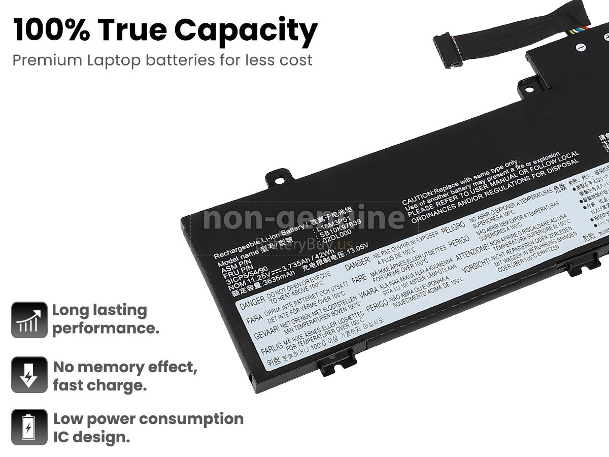 battery for Lenovo ThinkPad E490S-20NG000HKD