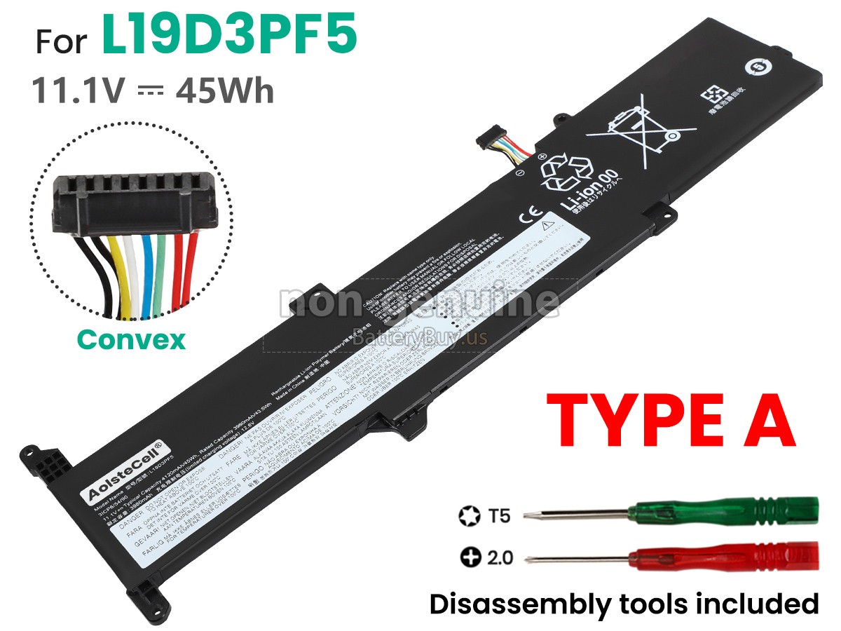 battery for Lenovo L19D3PF5
