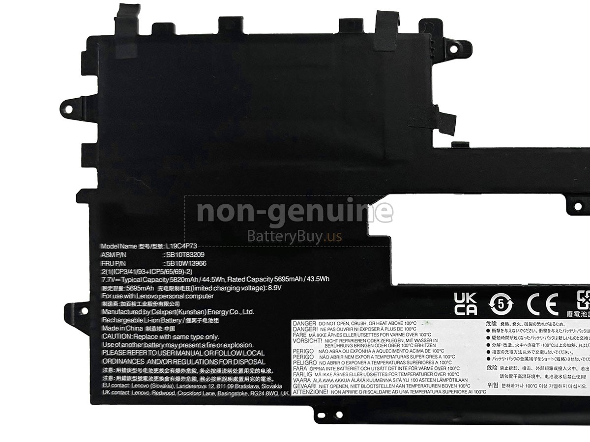 battery for Lenovo L19C4P73
