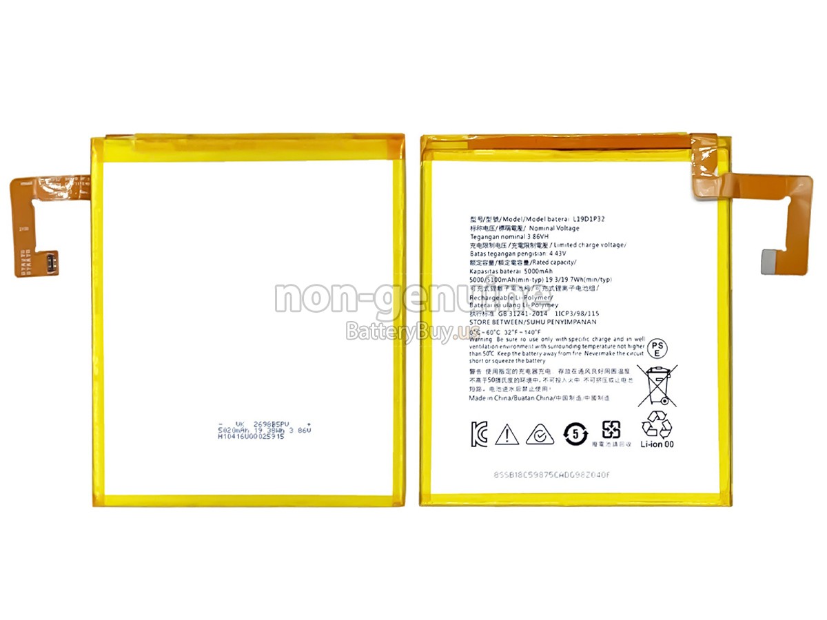 battery for Lenovo L19D1P32