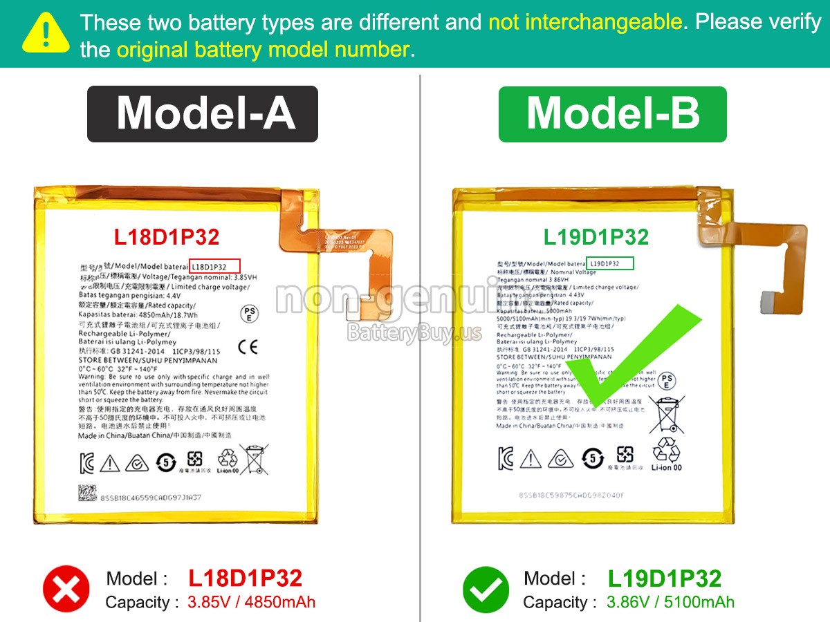 battery for Lenovo TB328FU