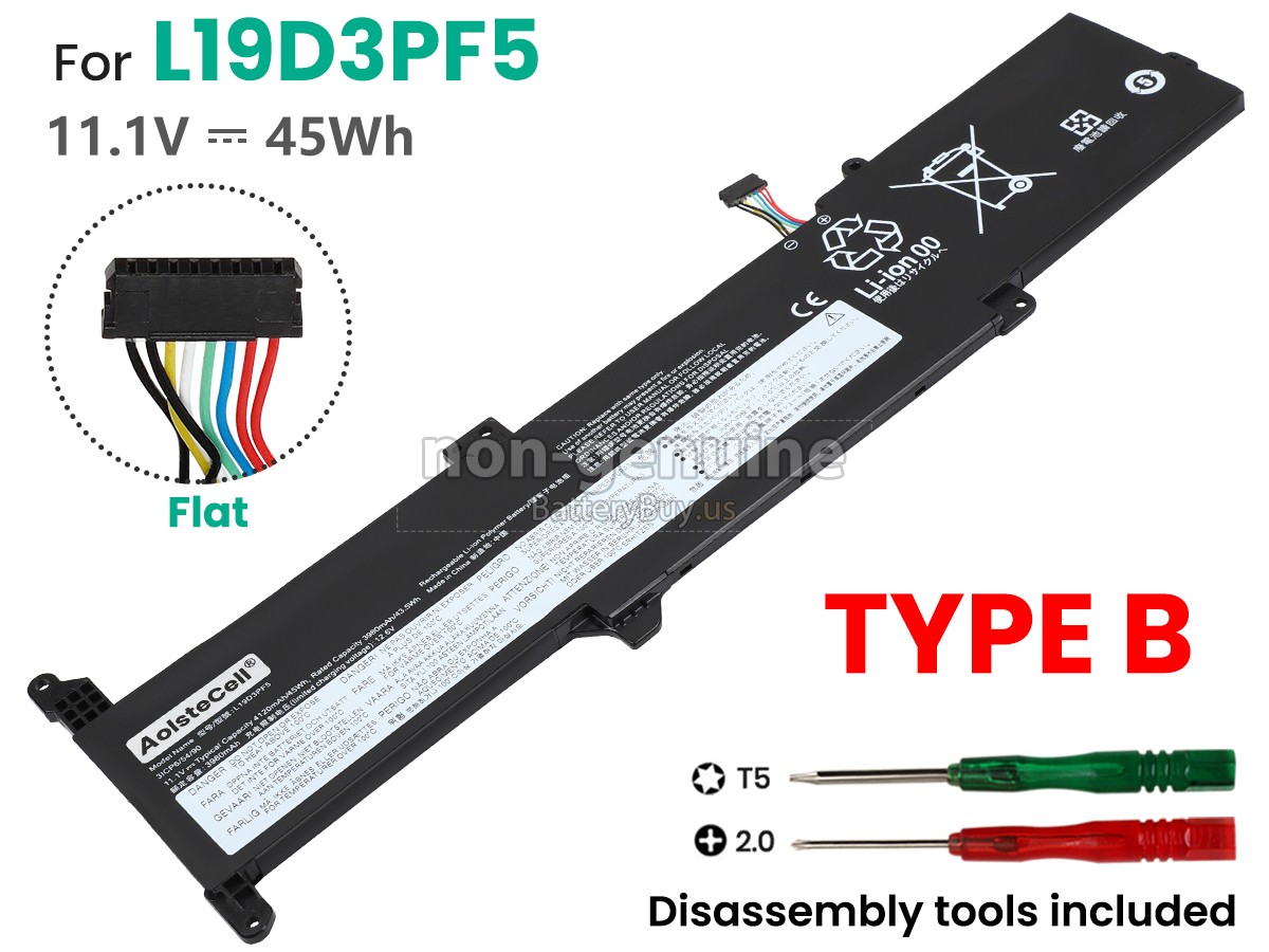 battery for Lenovo L19D3PF5
