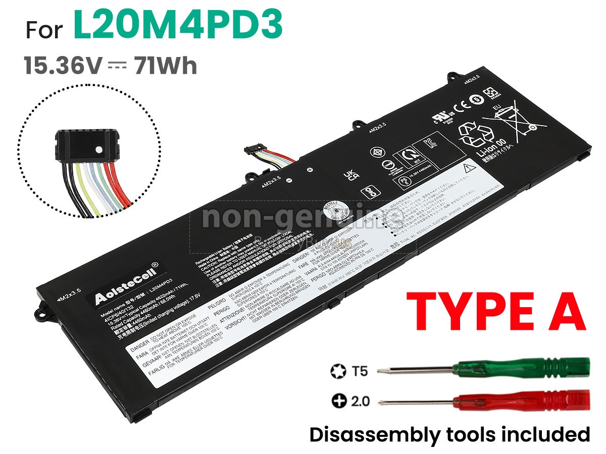 battery for Lenovo LEGION S7 16ARHA7-82UG000DSP