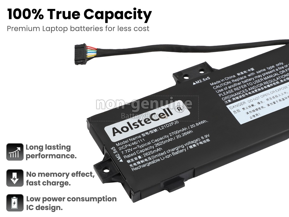 battery for Lenovo L21D2PJ0