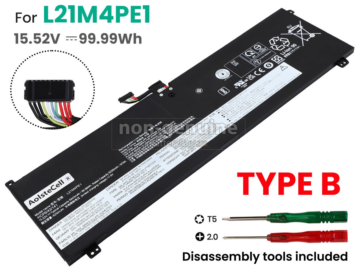 battery for Lenovo LEGION S7 16ARHA7-82UG000DSP