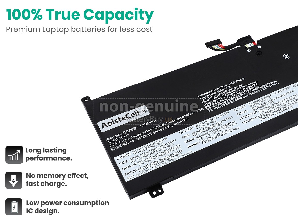 battery for Lenovo LEGION S7 16ARHA7-82UG000DSP