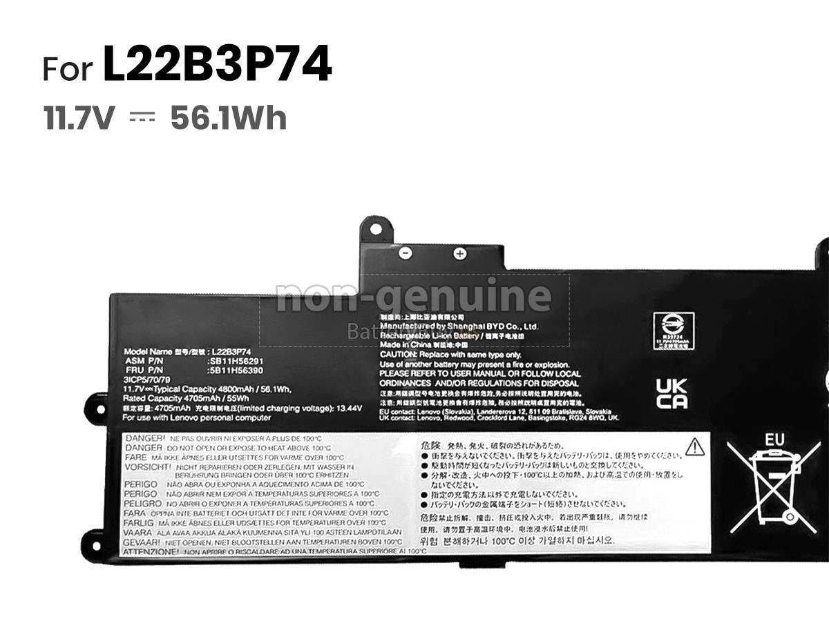 battery for Lenovo SB11H56291