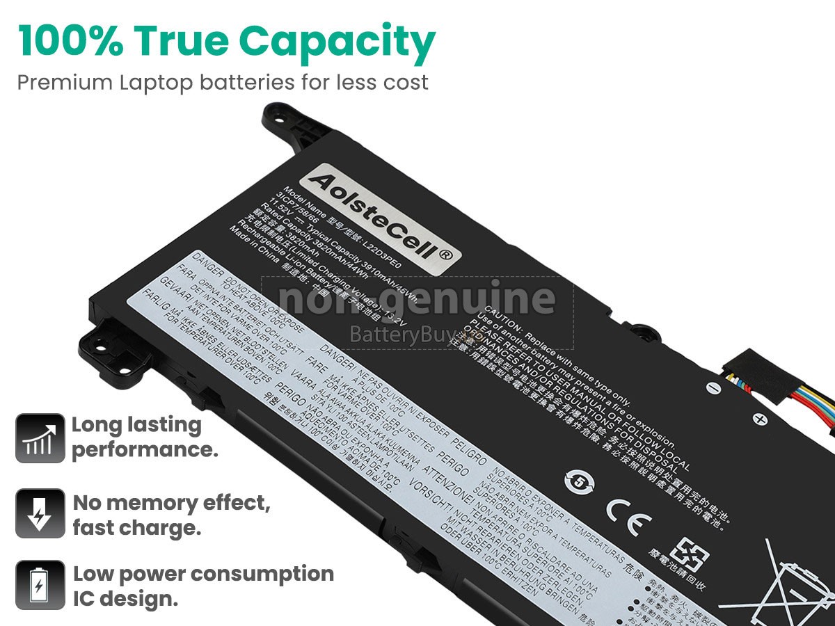 battery for Lenovo L22B3PE0