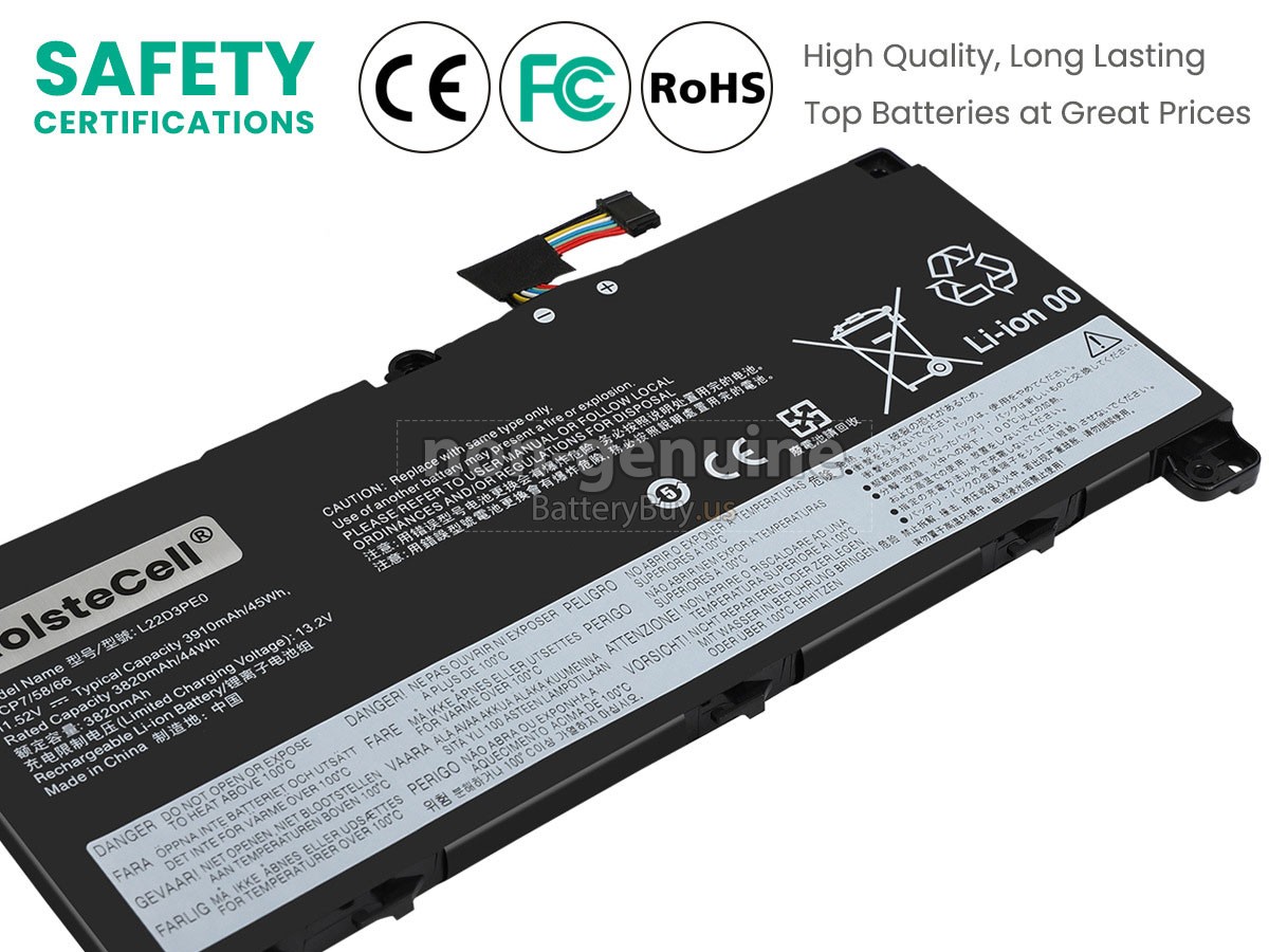 battery for Lenovo L22B3PE0
