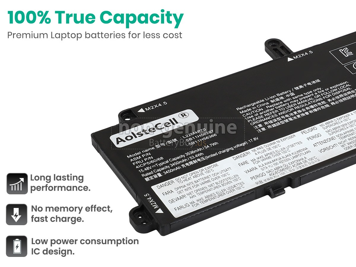 battery for Lenovo L22M4P70