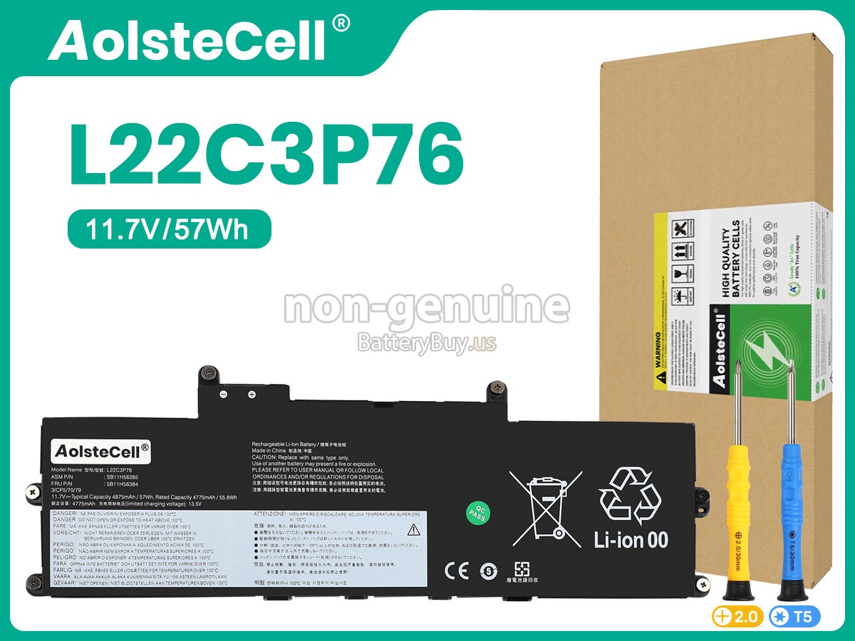 battery for Lenovo L22C3P76