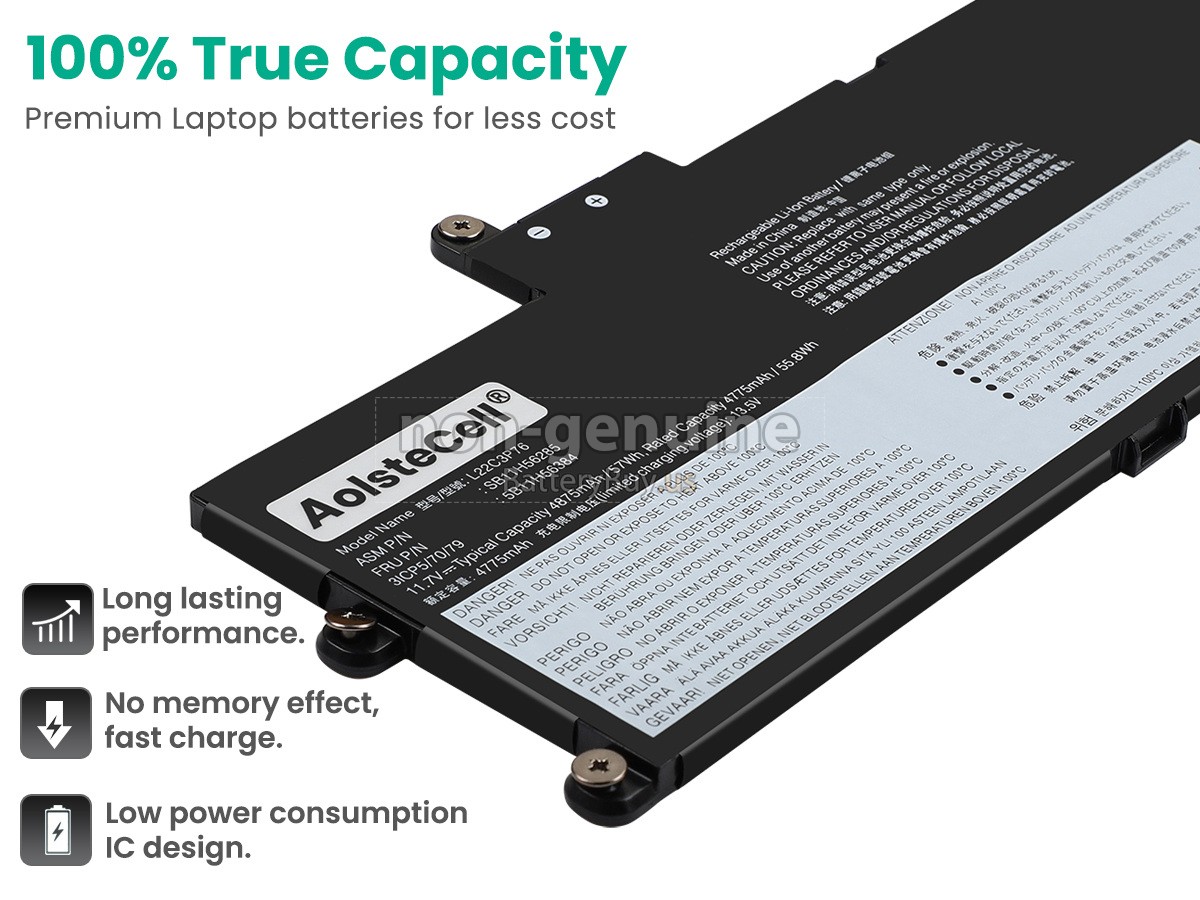 battery for Lenovo L22C3P76