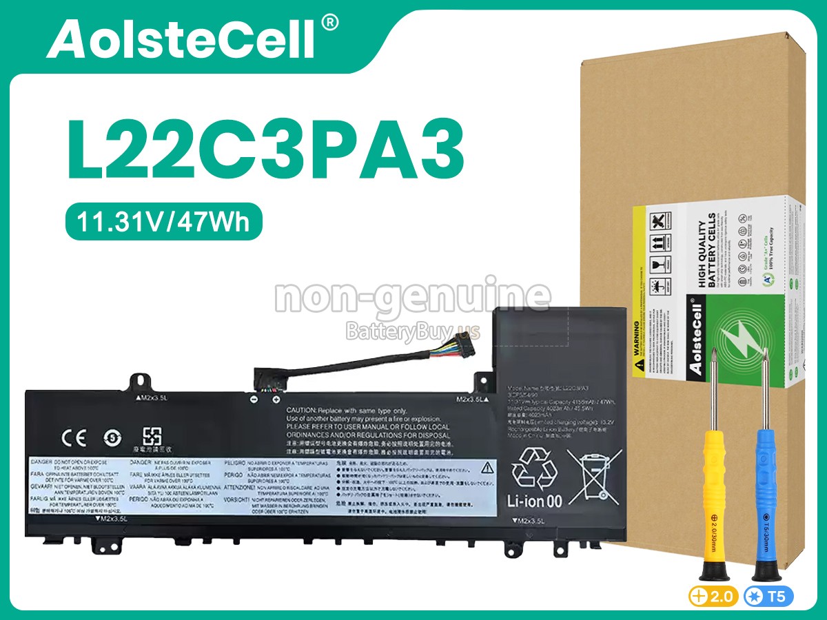 battery for Lenovo L22L3PA3