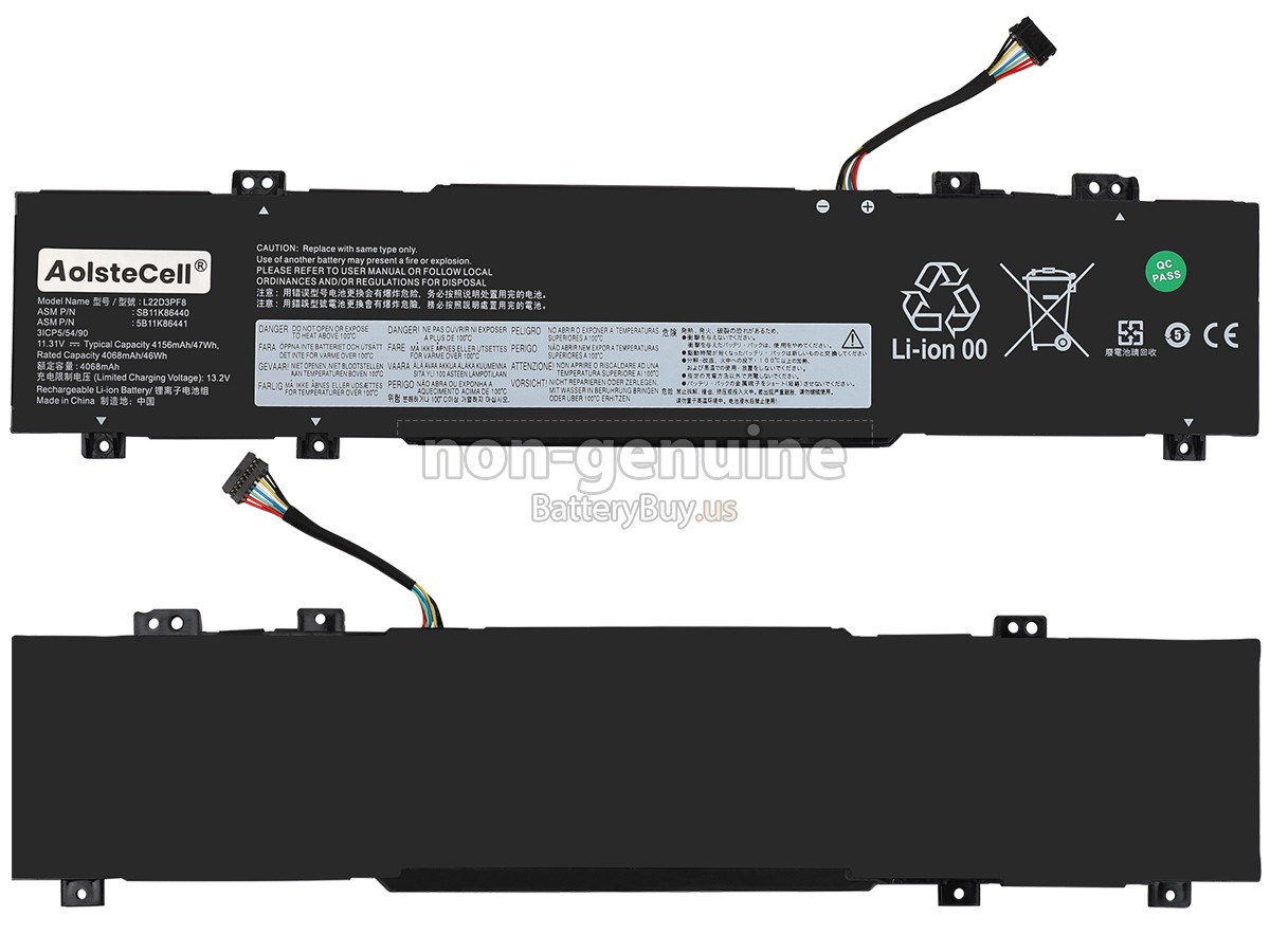 battery for Lenovo L22L3PF8