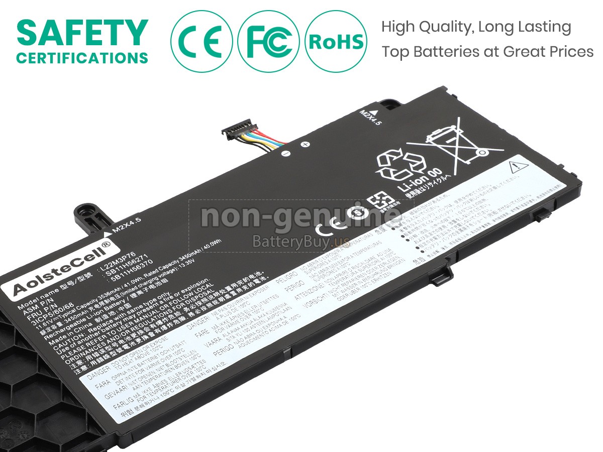 battery for Lenovo L22L3P76
