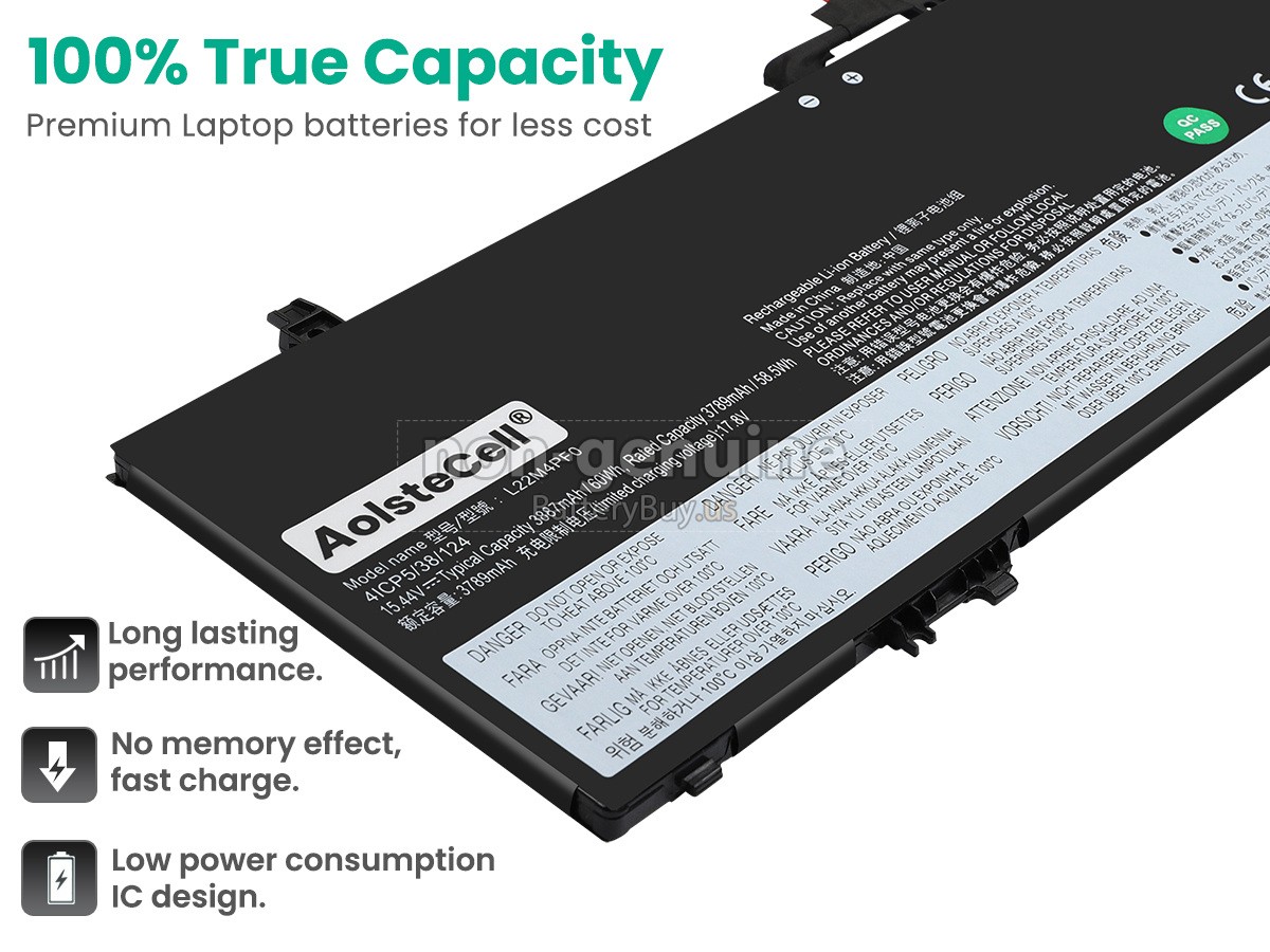 battery for Lenovo L22C4PF0