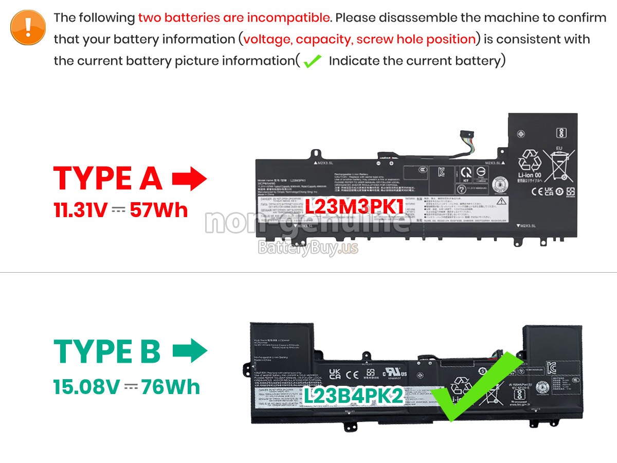 battery for Lenovo IdeaPad SLIM 5 15IRH9-83G1002KRM