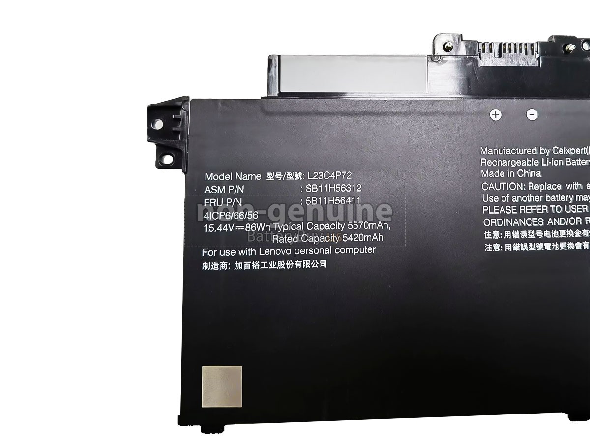 battery for Lenovo L23C4P72