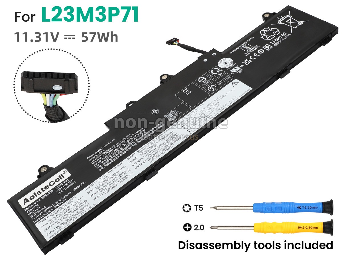 battery for Lenovo L23D3P72