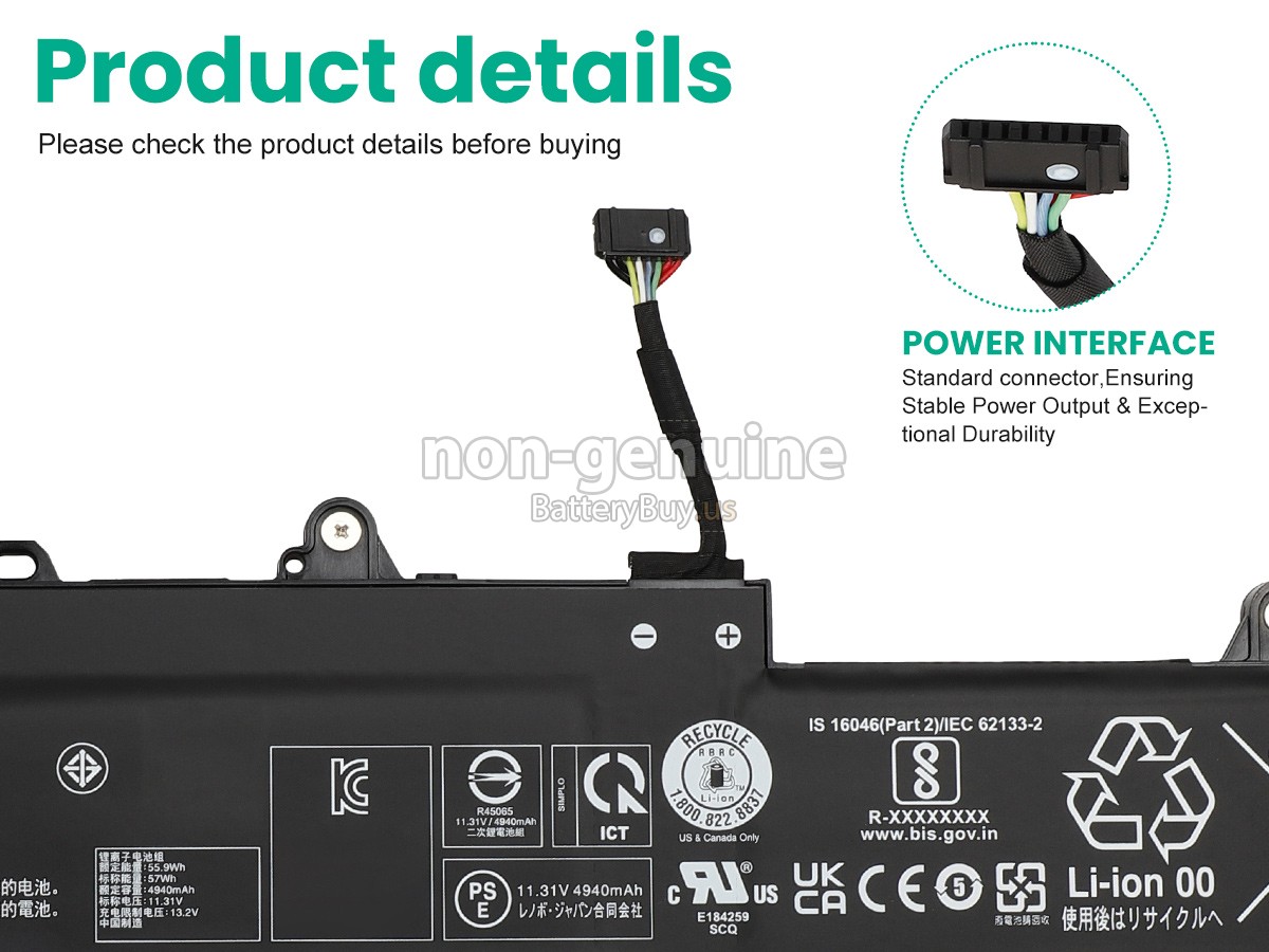 battery for Lenovo L23D3P72