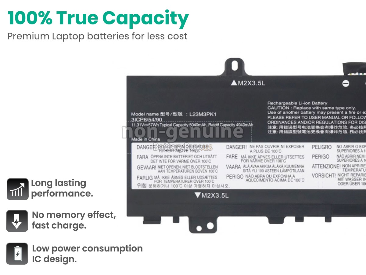 battery for Lenovo IdeaPad SLIM 5 15IRH9-83G1002KRM