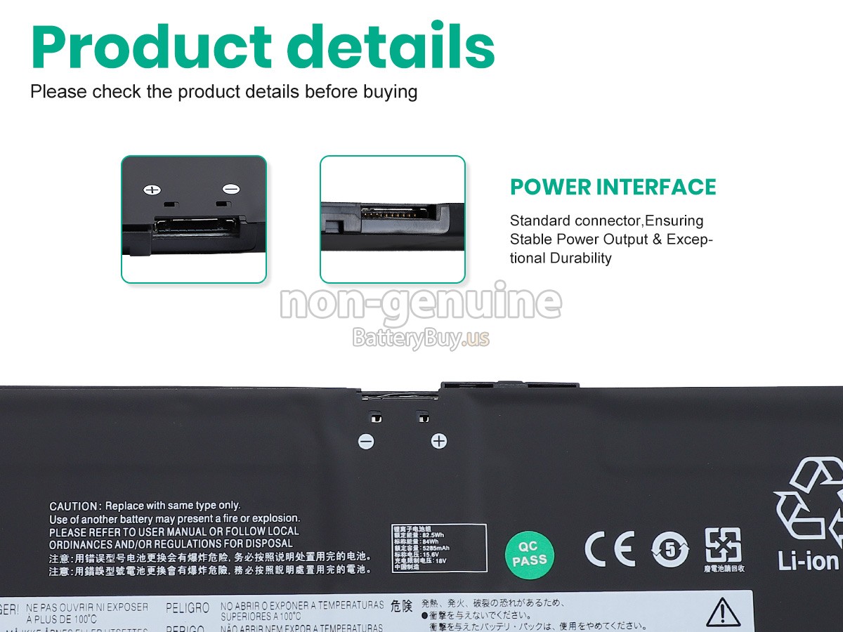 battery for Lenovo YOGA PRO 7 14AKP10-83KG001FSB